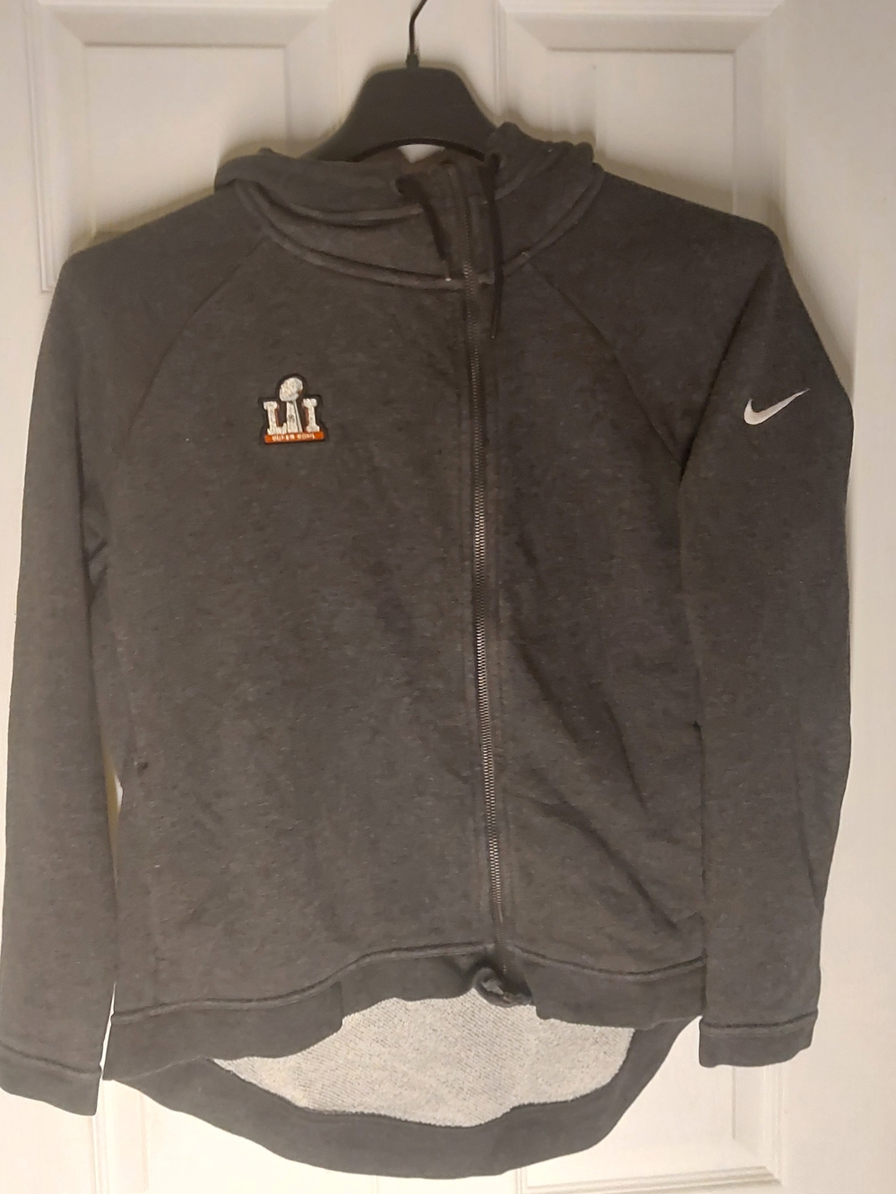 Super Bowl 51 Zip Up Nike Hoodie.